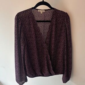 Nine Britton Purple Patterned Blouse